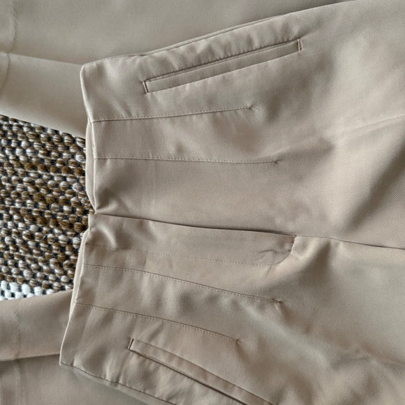 Zara Taupe Brown High Waisted Trouser Pants Size Small - Picture 5 of 5